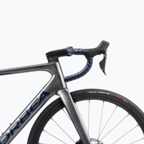 Orbea Orca M30i LTD PWR 2023 glitter anthrazit/blau carbon view Rennrad