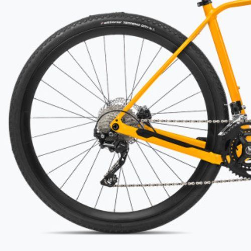 Orbea Terra H40 2023 Mango Glanz Schotter Fahrrad