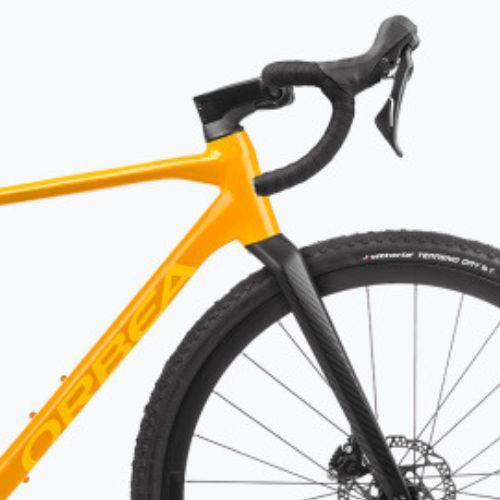 Orbea Terra H40 2023 Mango Glanz Schotter Fahrrad