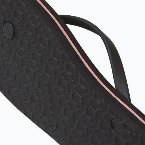 Women's O'Neill Profile Graphic schwarz tropische Blume Flip Flops