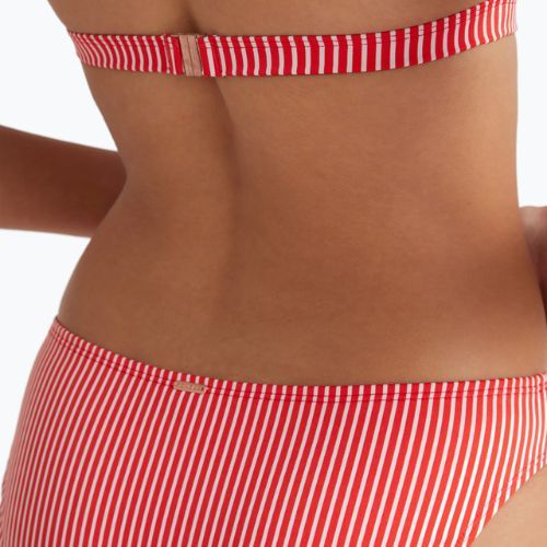 Zweiteiliger Damen-Badeanzug O'Neill Marga Cruz Bikini rot einfach gestreift