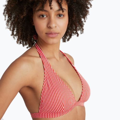 Zweiteiliger Damen-Badeanzug O'Neill Marga Cruz Bikini rot einfach gestreift