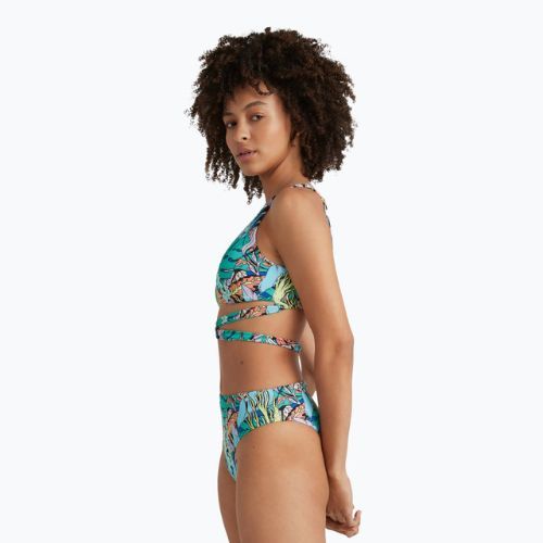 Zweiteiliger Damen-Badeanzug O'Neill Sofie Love Bikini blau comic seaweed