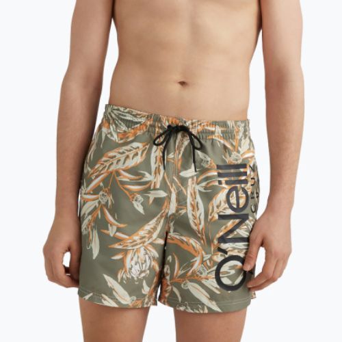 Herren O'Neill Cali Floral 16'' tief Flechte tonal floral schwimmen Shorts