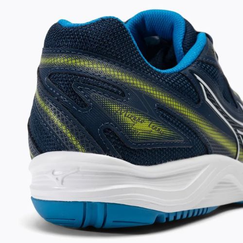 Herren-Tennisschuhe Mizuno Break Shot 4 AC Kleid blau / jet blau / Schwefel Frühling