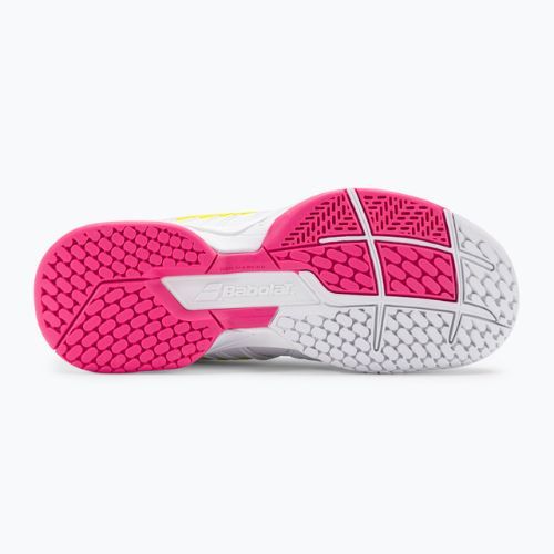 Babolat Damen Tennisschuhe 21 Jet Mach 3 Clay weiß/Schwefel Frühling