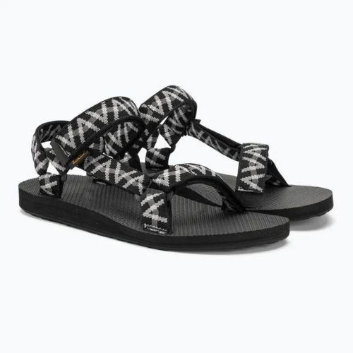 Herren Wandersandalen Teva Original Universal light show schwarz / grau