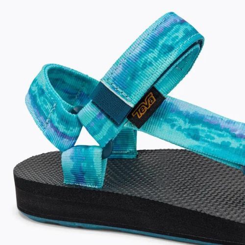 Damen-Trekking-Sandalen Teva Original Universal Tie-Dye sorbet blau