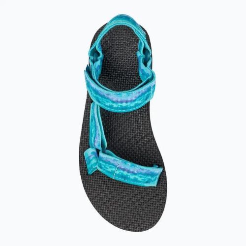 Damen-Trekking-Sandalen Teva Original Universal Tie-Dye sorbet blau