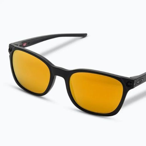 Oakley Ojector mattschwarz/prizm 24k polarisierte Sonnenbrille