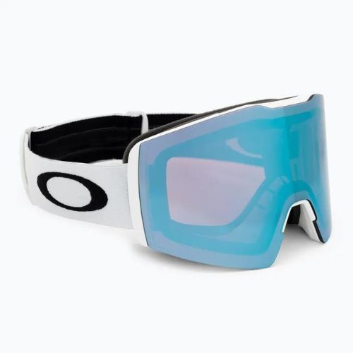 Oakley Fall Line matt weiß/prizm Schnee Saphir Iridium Skibrille