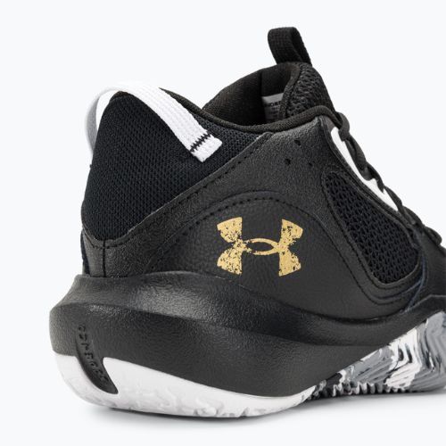 Under Armour Lockdown 6 Basketball Schuhe schwarz/schwarz/metallic gold