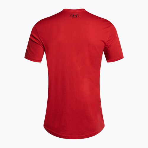 Under Armour Sportstyle Left Chest SS Herren Trainings-T-Shirt rot/schwarz