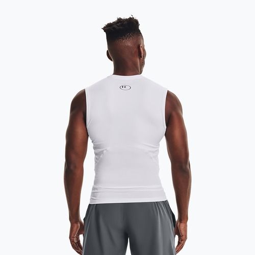 Under Armour Herren Training Longsleeve Ua HG Armour Comp LS weiß/schwarz