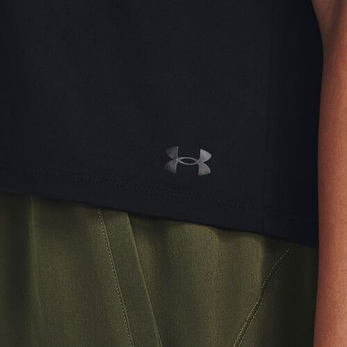 Under Armour Motion SS Damen-T-Shirt schwarz/jetgrau