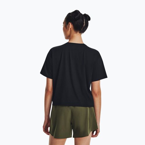 Under Armour Motion SS Damen-T-Shirt schwarz/jetgrau
