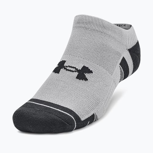 Unter Armour Performance Tech 3pk NS mod grau/weiß/strahlgrau Socken