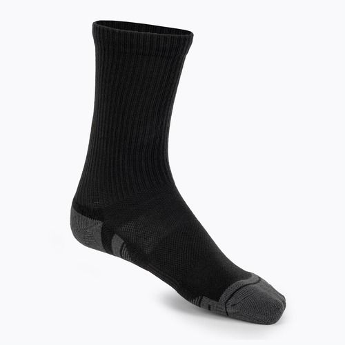 Under Armour Performance Tech 3pk Crew Socken schwarz/schwarz/strahlgrau
