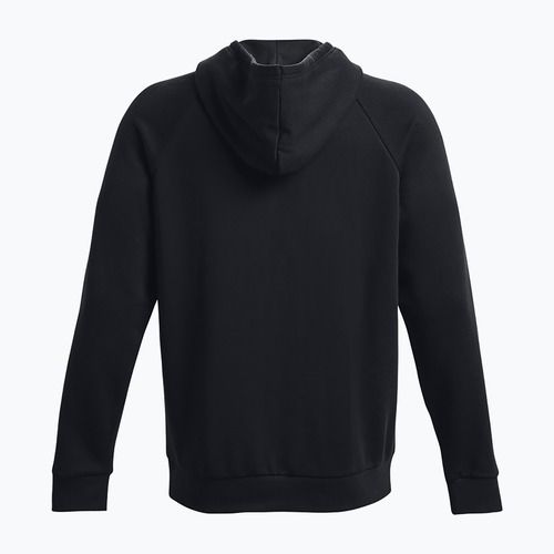 Herren Under Armour Rival Fleece Logo HD Hoodie schwarz/weiß