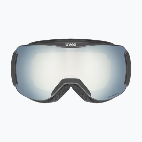 UVEX Downhill 2100 CV Skibrille schwarz matt/verspiegelt weiß/colorvision grün