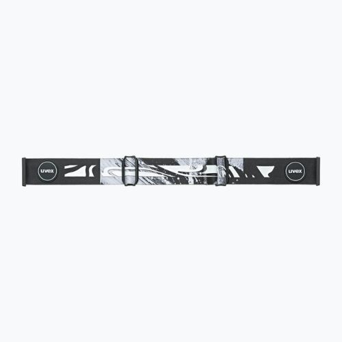 UVEX Evidnt Attract CV S2 Skibrille weiß matt/verspiegelt silber/contr gelb/klar