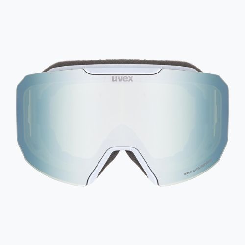 UVEX Evidnt Attract CV S3 arktisch blau matt/verspiegelt saphir/cont grün/klar Skibrille