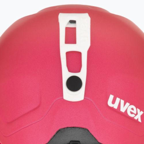 Kinderskihelm UVEX Manic Pro rosa matt