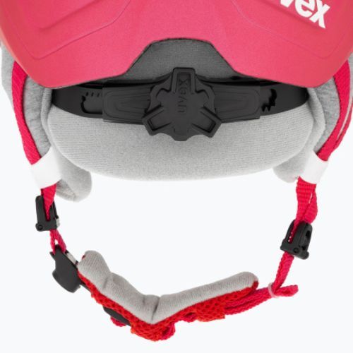 Kinderskihelm UVEX Manic Pro rosa matt