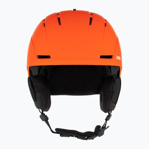 Skihelm UVEX Stance fierce rot matt