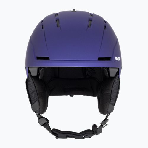 Skihelm UVEX Stance Mips lila bash/schwarz matt