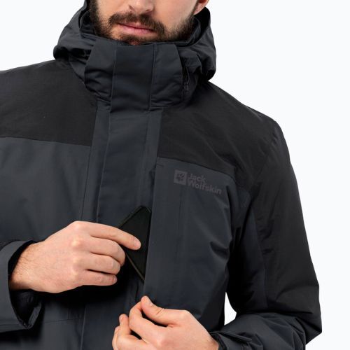 Jack Wolfskin Herren Romberg 3in1 Phantom Regenjacke