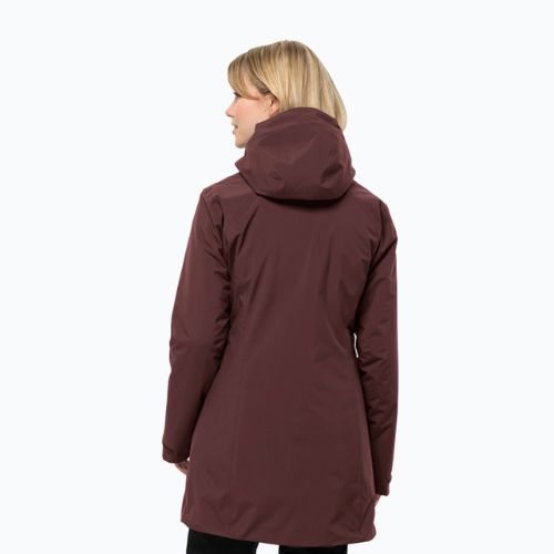 Jack Wolfskin Damen Winterjacke Heidelstein Ins dunkel kastanienbraun