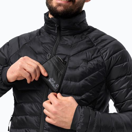 Jack Wolfskin Routeburn Pro Ins Herren Daunenjacke schwarz