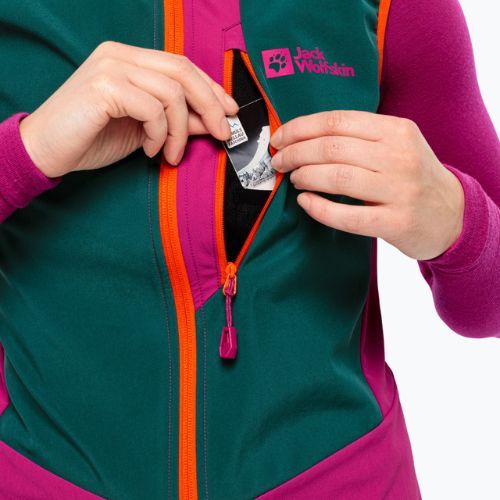 Jack Wolfskin Alpspitze sea green Damen Wanderjacke ohne Ärmel
