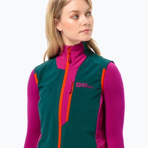 Jack Wolfskin Alpspitze sea green Damen Wanderjacke ohne Ärmel