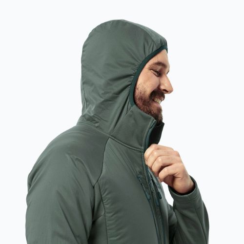 Jack Wolfskin Herren Daunenjacke Alpgrat Pro Ins Fz Hecke grün