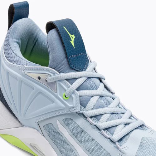 Herren Volleyballschuhe Mizuno Wave Momentum 2 heather/white/neo lime