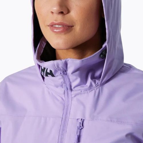 Damen Segeljacke Helly Hansen Crew Hooded Midlayer heather