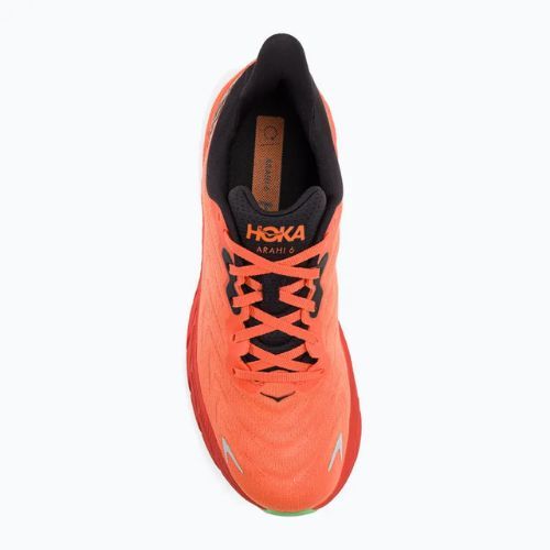 Herren Laufschuhe HOKA Arahi 6 flamme/schwarz