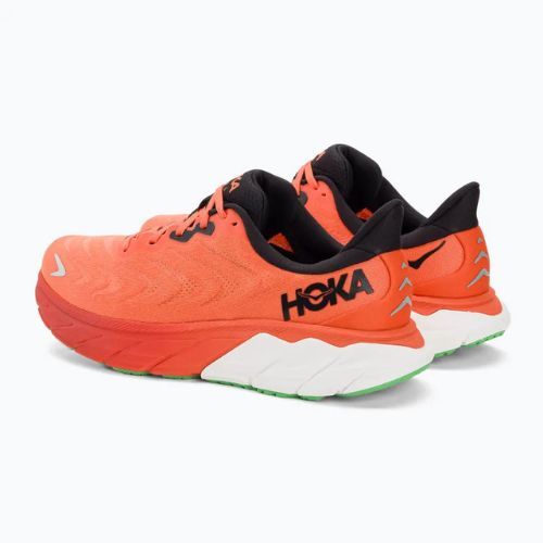 Herren Laufschuhe HOKA Arahi 6 flamme/schwarz