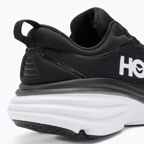 Herren Laufschuhe HOKA Bondi 8 schwarz/weiss