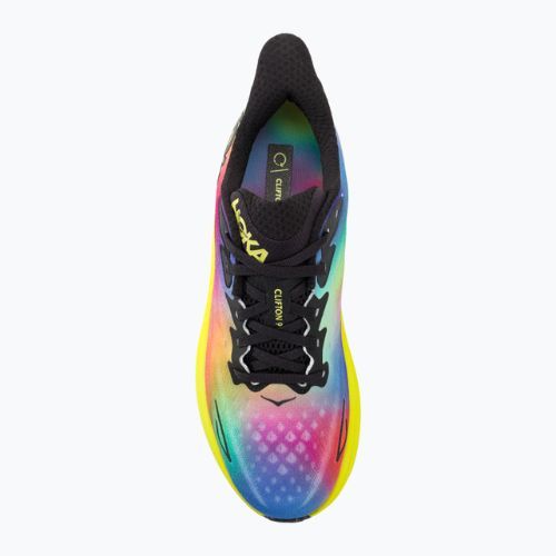 Herren Laufschuhe HOKA Clifton 9 schwarz/multi