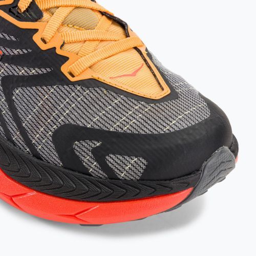 Herren Laufschuhe HOKA Tecton X 2 schwarz/flame