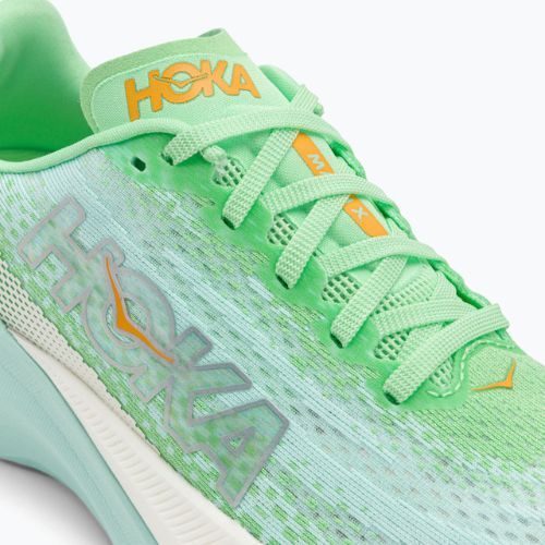 Damen Laufschuhe HOKA Mach X lime glow/sunlit ocean