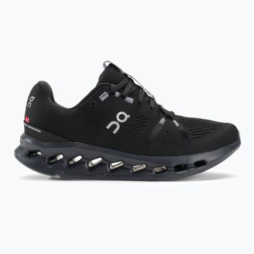 Herren Laufschuhe On Cloudsurfer schwarz