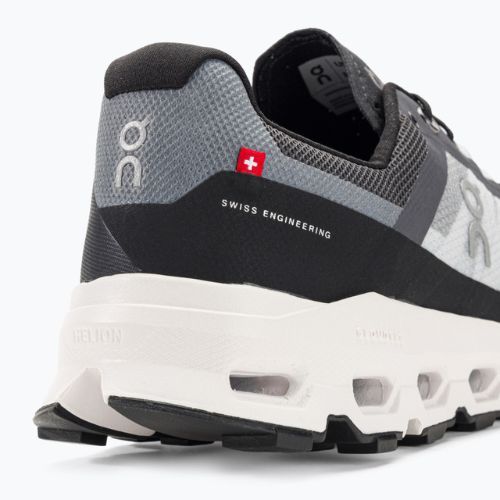 Herren Laufschuhe On Cloudvista schwarz/weiss