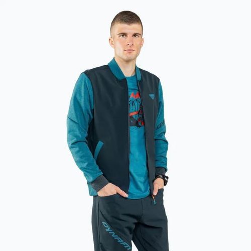 Herren DYNAFIT 24/7 PTC Varsity Skijacke mallard blau