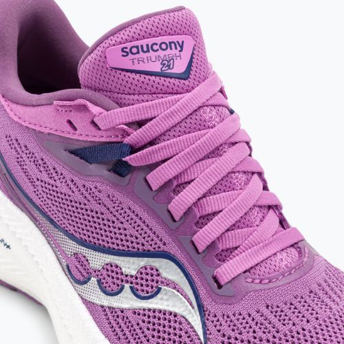 Damen Laufschuhe Saucony Triumph 21 grape/indigo