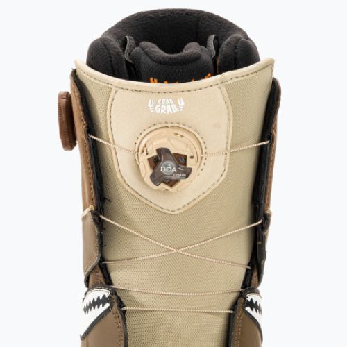 Herren ThirtyTwo Lashed Double Boa Crab Grab '23 braun/braun Snowboardschuhe