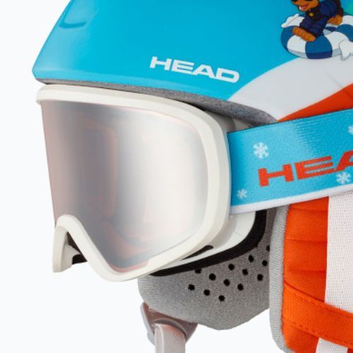 Kinder-Skihelm HEAD Mojo Set Paw + Goggles blau